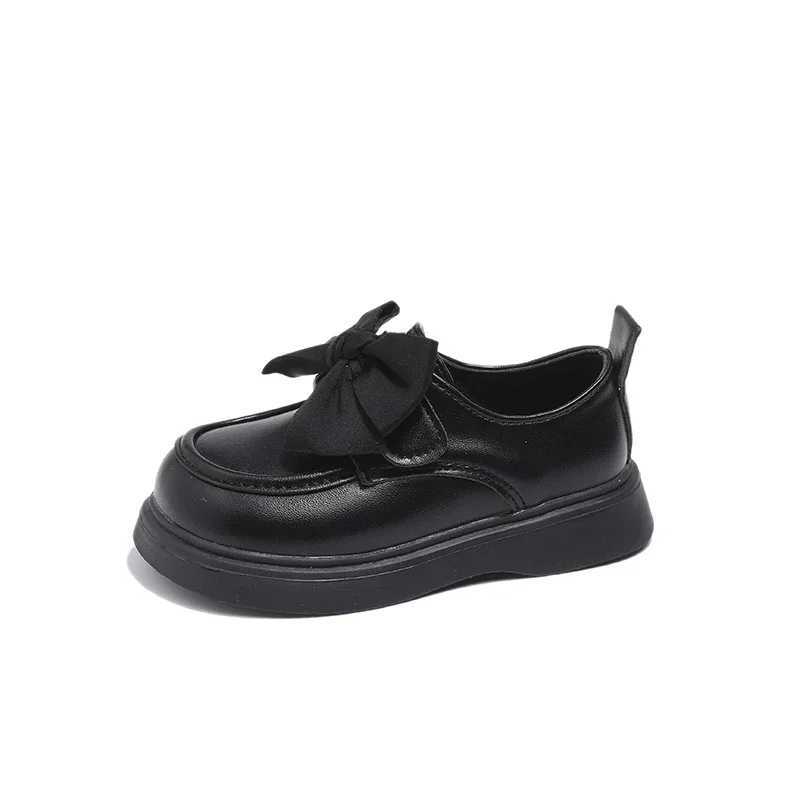 Baby Girls Leather Shoes Comfortable Children Lightweight Soft-soled Flat Shoes Spring Autumn Kids Princess Shoes Size 23-35T250306