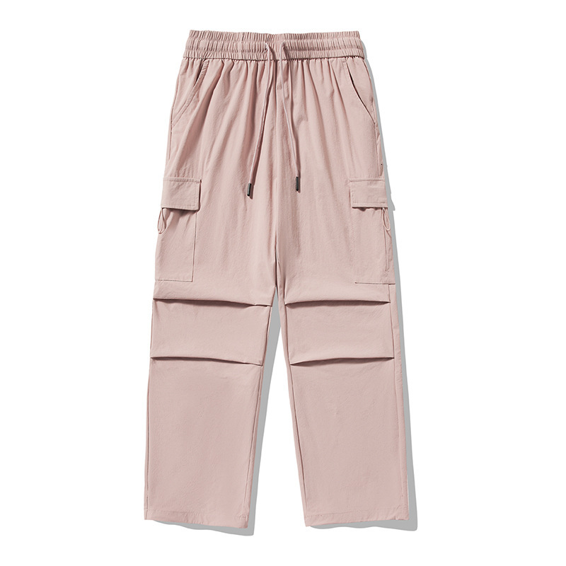 tracksuit Spring Autumn loose American paratrooper wide leg pants for both men and women, quick drying fashion casual versatile