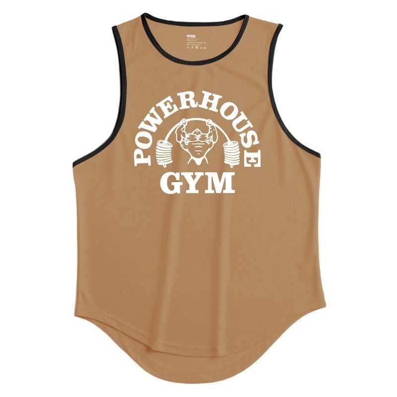 New Arrivals Bodybuilding stringer tank top Gym sleeveless shirt men Fitness Vest Singlet sportswear workout tanktopT250318
