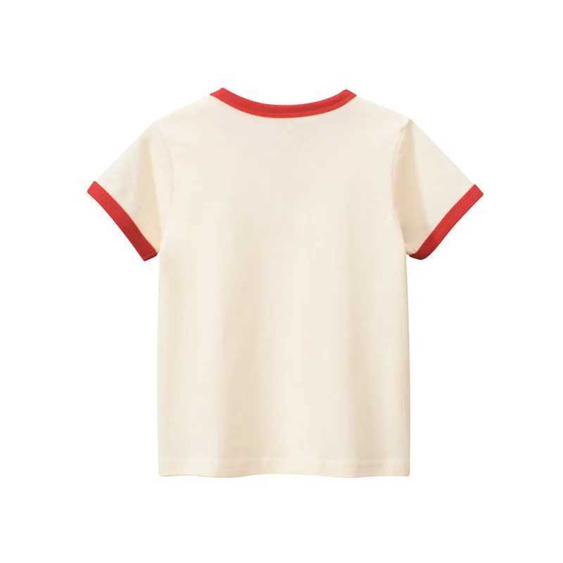 1-9T Toddler Kid Tshirt Baby Girls Clothes Summer Cotton Infant T Shirt Casual Short Sleeve Childrens Tee Top Cute OutfitT250306