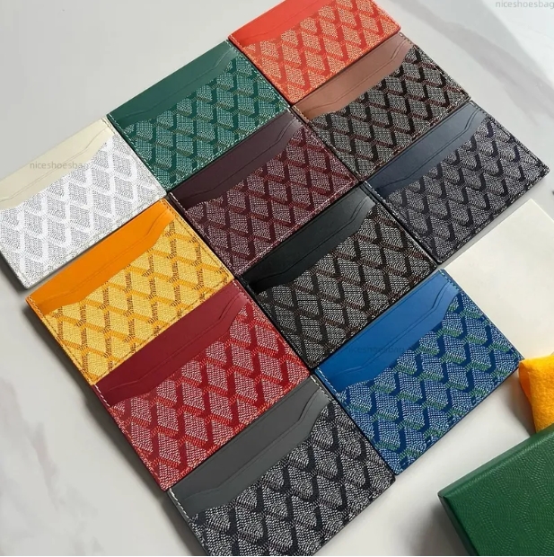 10A card holder designer wallet with orginal box coin purse passport pouch ID case card holder pocket women men bag vintage pebble cardholder credit card thin bus Card