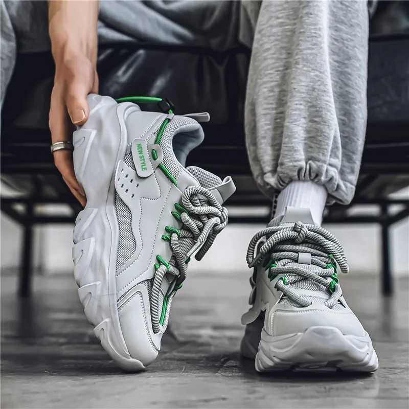 Mens Shoe Breathable Thick Sold Casual Sneakers Outdoor Running Four Seasons New Tennis Men Soft Soles Cfort M Sneakers Y250306