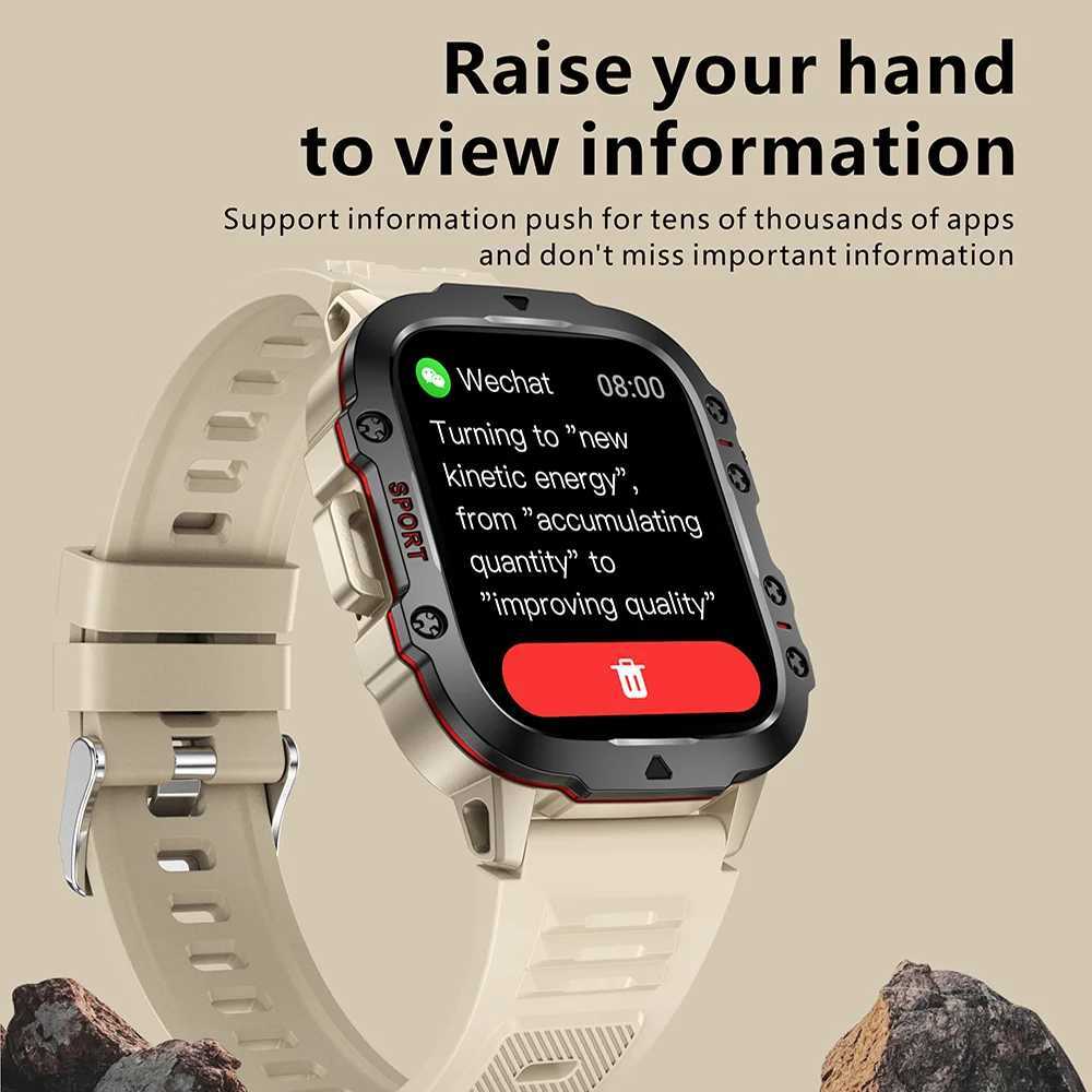 Men Smart Watch BT Call Fitness Clock 3ATM IP68 Swim Waterproof Sports Smartwatch for Women Android M250227