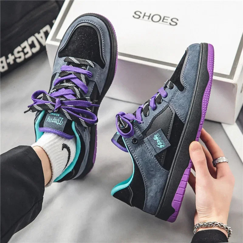 Skateboard Men Shoes Men Hip Hop Retro Punk Y2K Shoes Fashion Sneakers Student Couples Outdoor Sports Casual Shoes for Women 250228