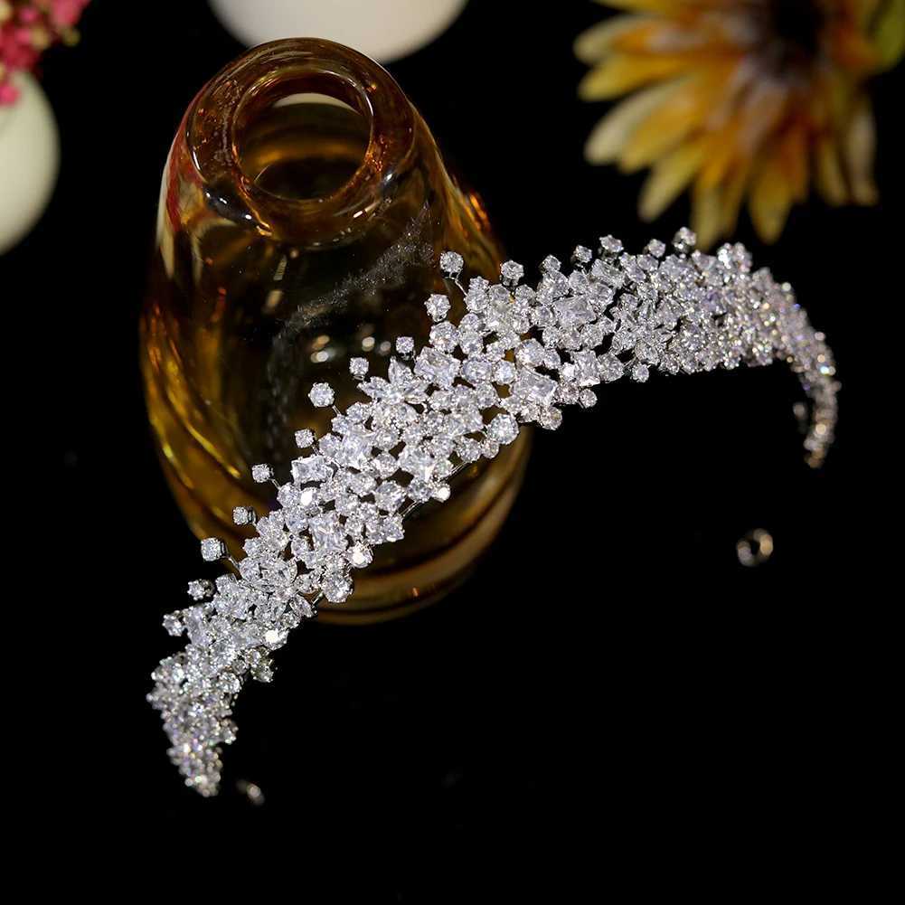 ASNORA Bridal Hair Accessories 3A Zircon Crown Para Quincea era Princess Birthday Headpiece X250306