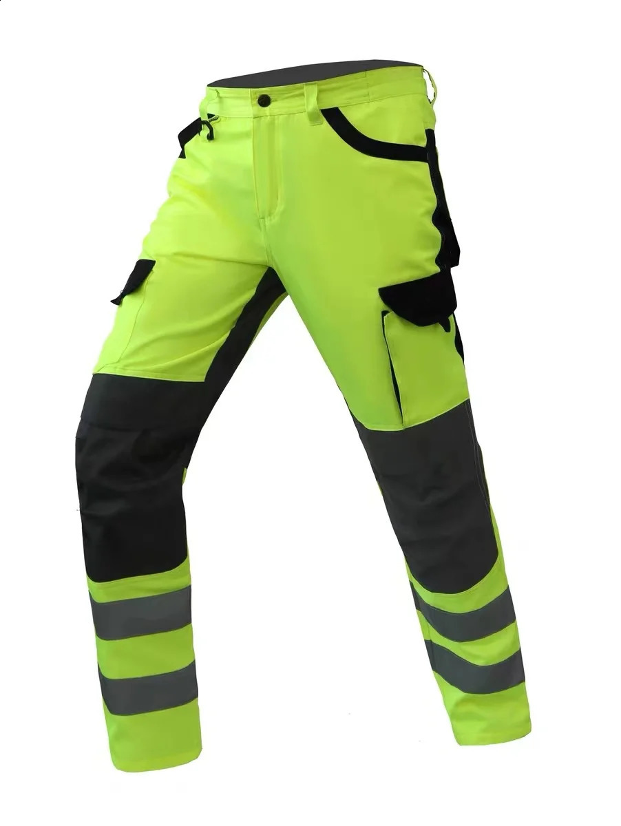 High visibility cotton winter anti cold safety reflective clothing road safety motorcycle riding reflective jacket 250305 - view 4
