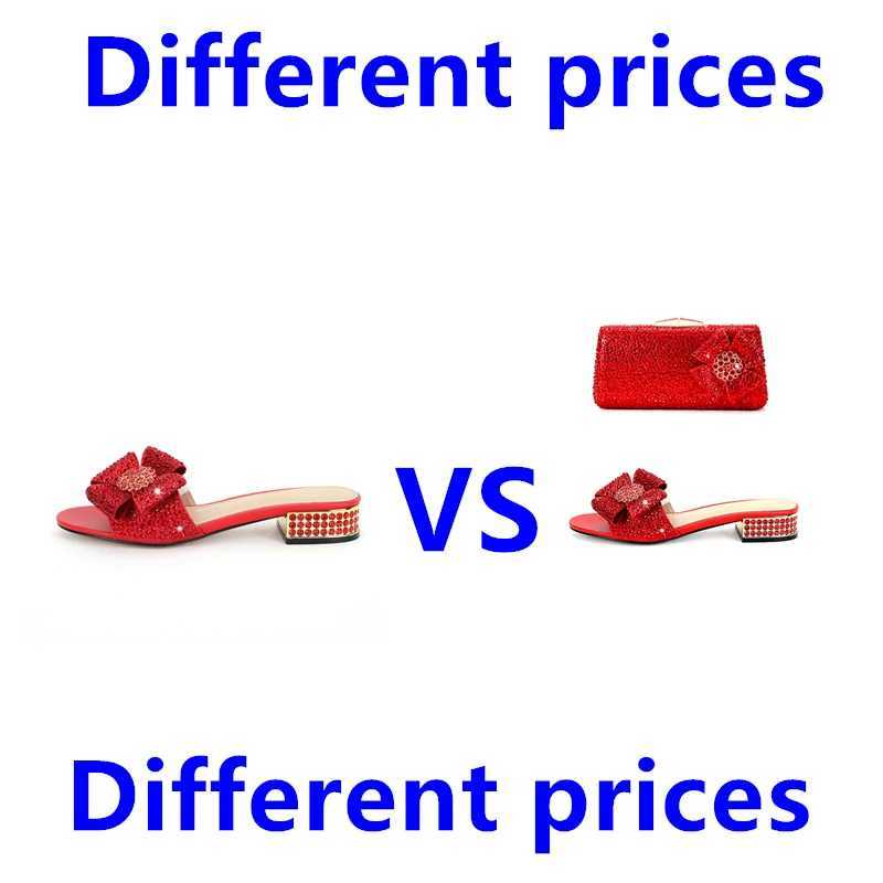 New Ladies Rhine Cluh Flat Heel Diamond ring Shoes and Bag suit Rhine Flat plus size Ste Slippers Size 34-44 Y250306