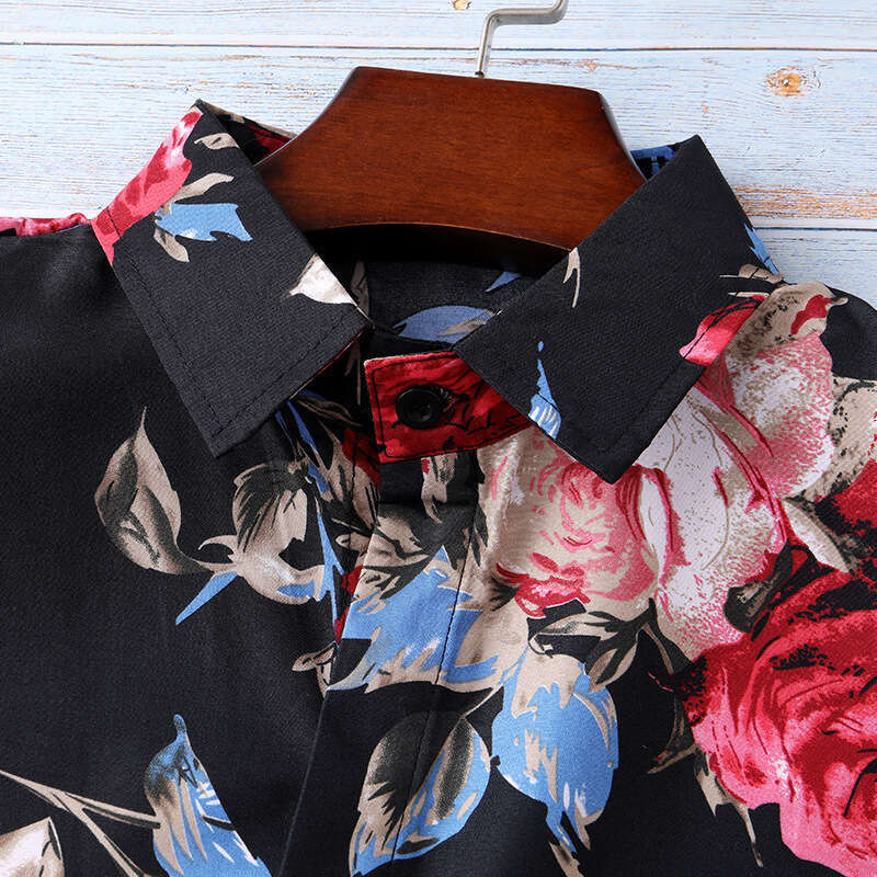 Hawaii Heat Sublimation Thin Men's Short sleeved Shirt, American Beach Coat, 2025 New Style, Unique and Elegant Clothing