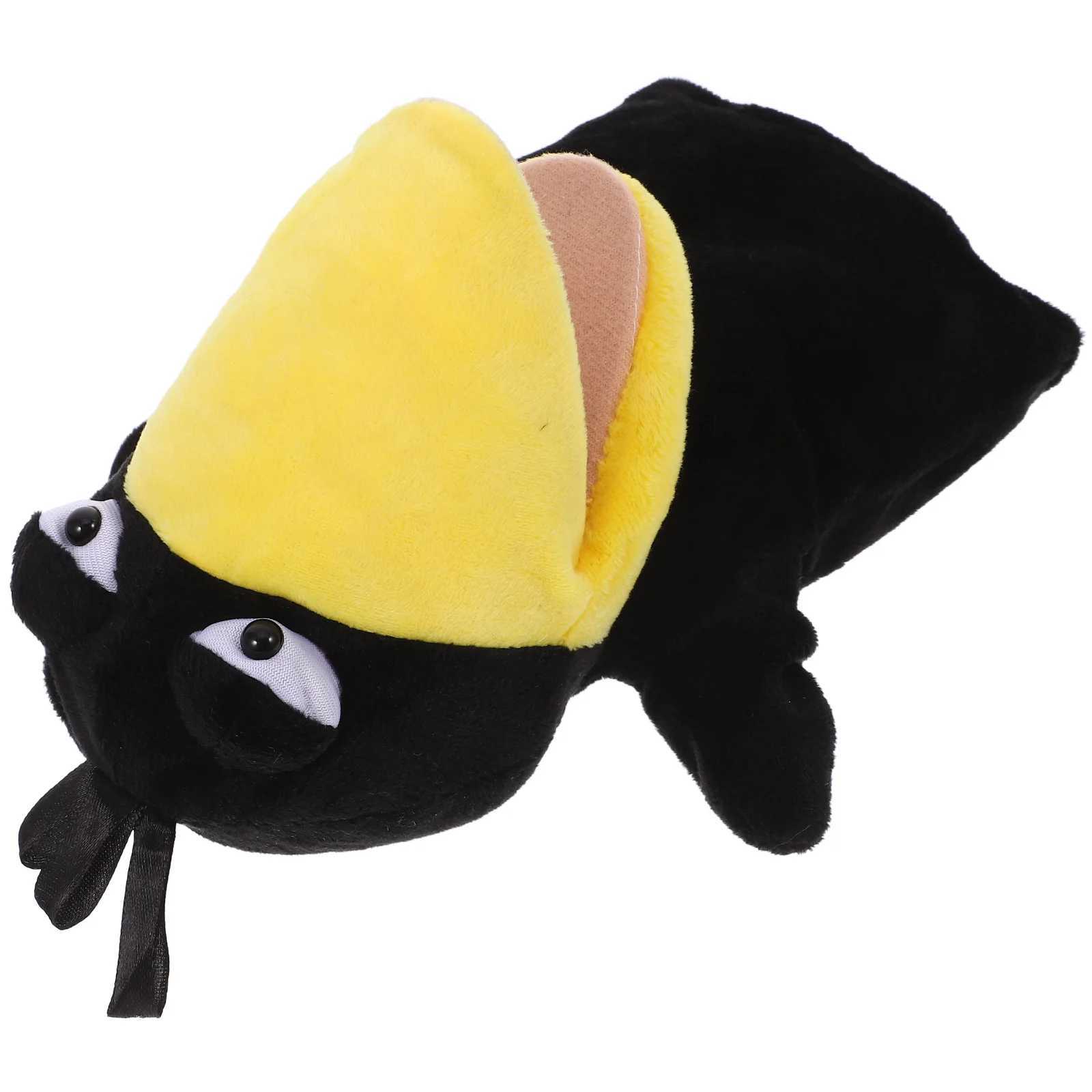 Free shipping Baby Crow Hand Puppet Parent-child Fun Toys Plush Peony Flower Fragrance Stick Animal Head Finger