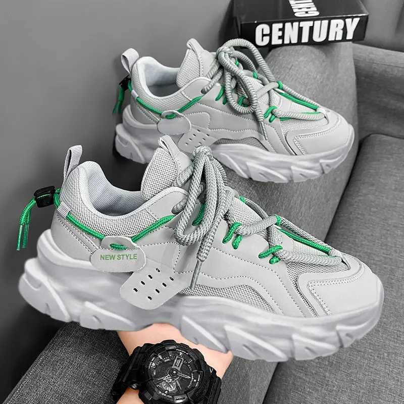 Mens Shoe Breathable Thick Sold Casual Sneakers Outdoor Running Four Seasons New Tennis Men Soft Soles Cfort M Sneakers Y250306