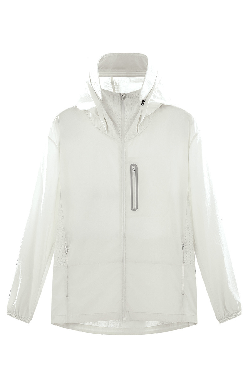 Mountain light thin sun protection clothing men women outdoor, UV resistant, and sunscreen in summer, with a cold feeling hooded jacket for cycling tr