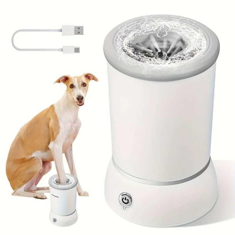 Dog Claw Brush Automatic Dog Claw Cleaner easy to operate with one touch suitable for small medium and large breeds of dogs as well as rechargeable pe