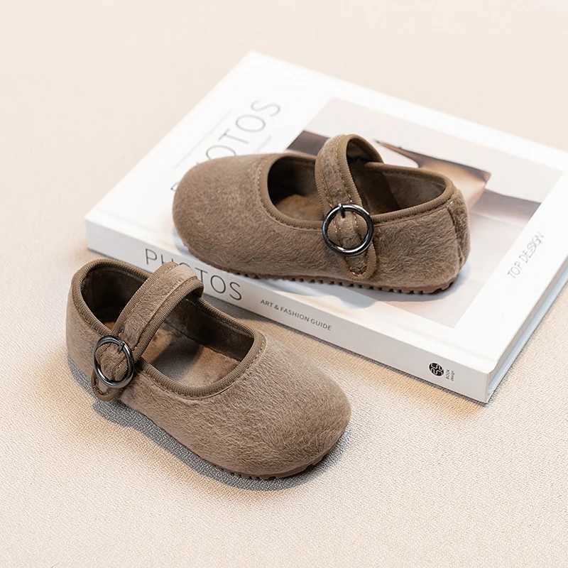 Baby Girls Spring/Autumn Fashion Popular New Kids Solid Color Flat Casual Comfortable Student Childrens Walking Shoes Size21-30T250306