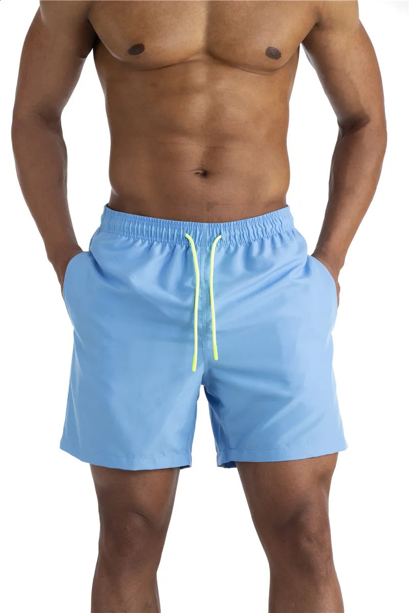 Men Swimwear Swimsuit Swimming Trunks Mens Swim Briefs Maillot De Bain Homme Bathing Suit Surf Beach Wear Man Board Shorts 250306