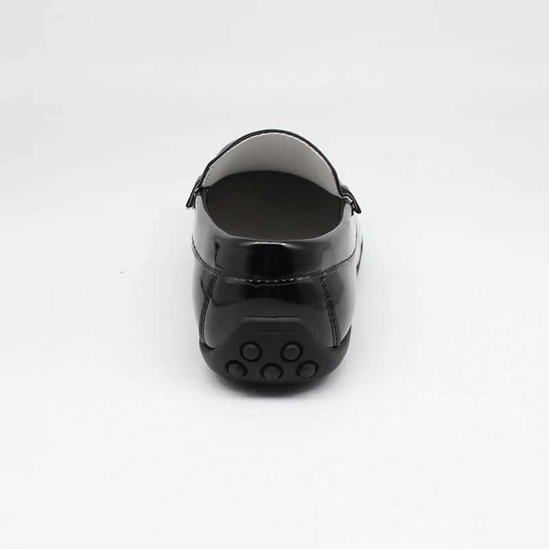 New Kids Shoe For Boys Loafers Flat Baby PU Leather Moccasins Slip-on Soft Breathable Casual School Children Shoes Size 25-37T250306
