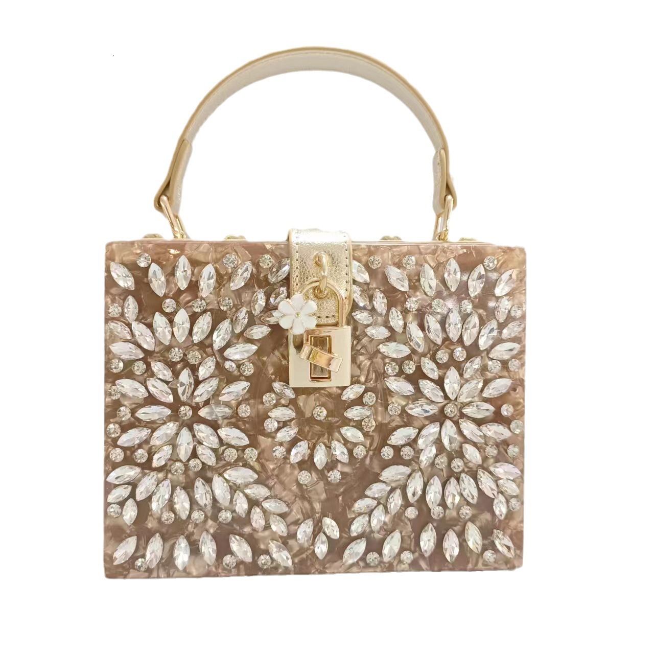 2023 New Evening Dress For Women, Shoulder Crossover Handheld Large Capacity Bag Vintage lucite evening bag