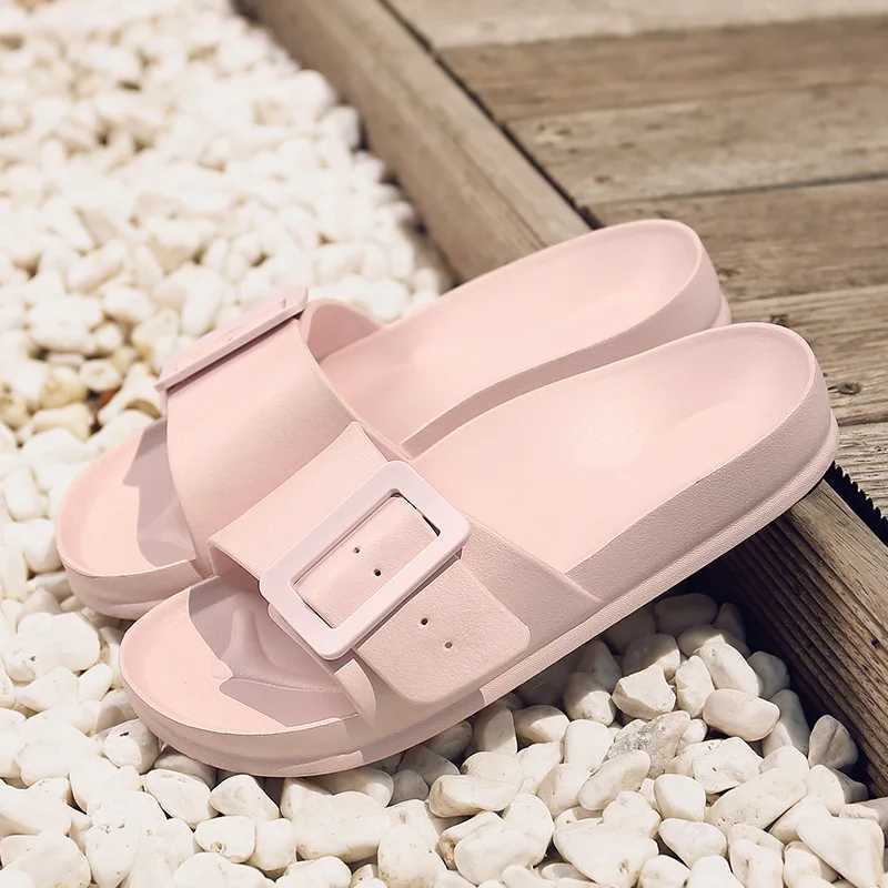 Cwarm Wens Summer Sandals 2025 New Flip-flops With Adjustable Bukle Fi Outdoor N-slip Beach Shoes House Flat Slides Y250306