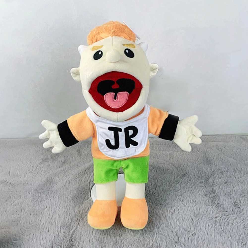 Free shipping Jeffy Hand Puppet Children Talk Show Party Props Christmas Plush Cody Junior Penelope Soft Doll Toys