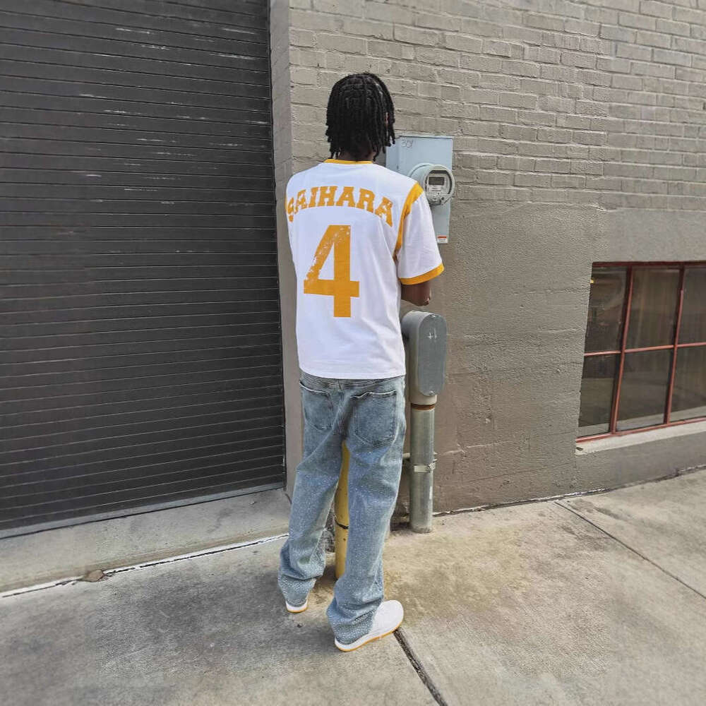 American sports personalized fashion, street design, niche, unisex, youthful style, young people's T-shirt