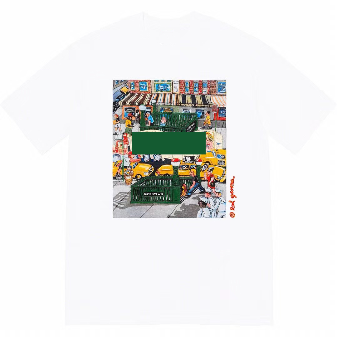 22 Manhattan Tee Summer Outdoor t Shirts Short Sleeve Men Women Shirt Fashion