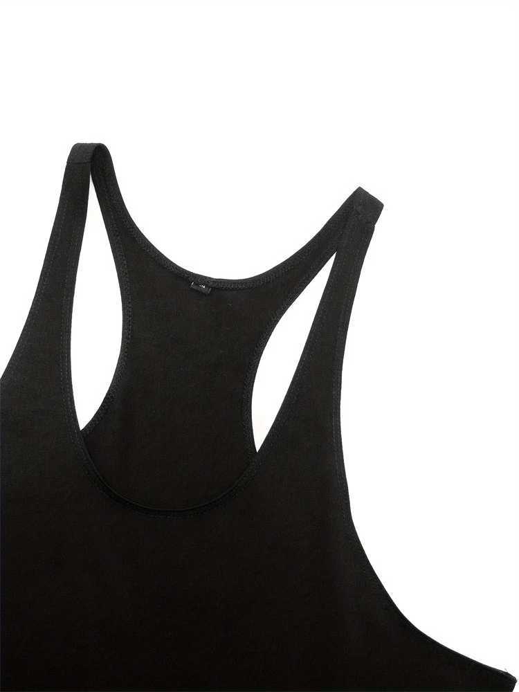 Fitness Mens Sleeveless Tank Top Breathable Comfortable Tank Top Summer New Casual Tank Top Striped Pattern Mens Tank TopT250318