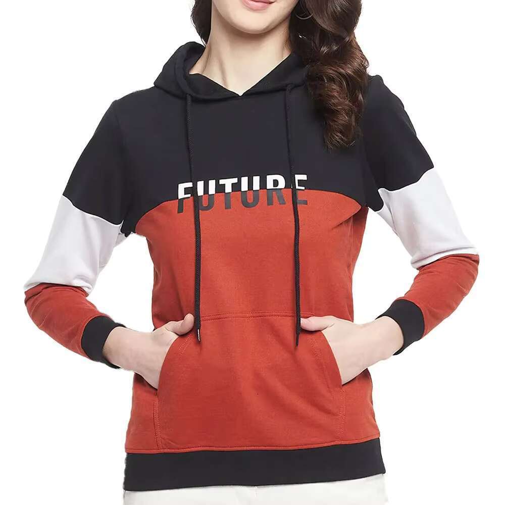 Customized & Color Plus Size Professional Printed One Selg Full Sleeve Women's Hoodie