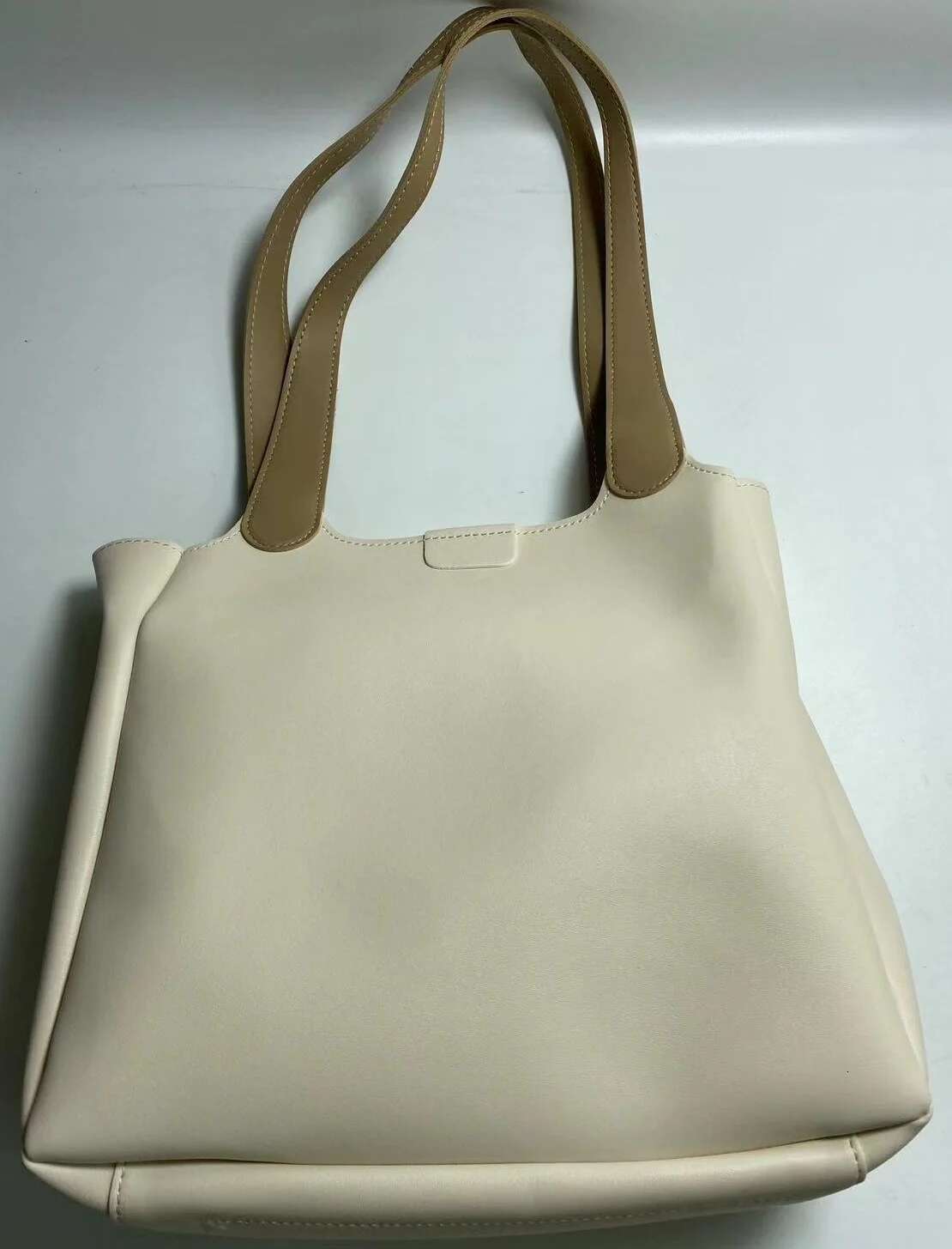 High End PU 2024 New Fashionable College Student Stylish Shoulder Large Capacity Versatile Commuting Tote Bag