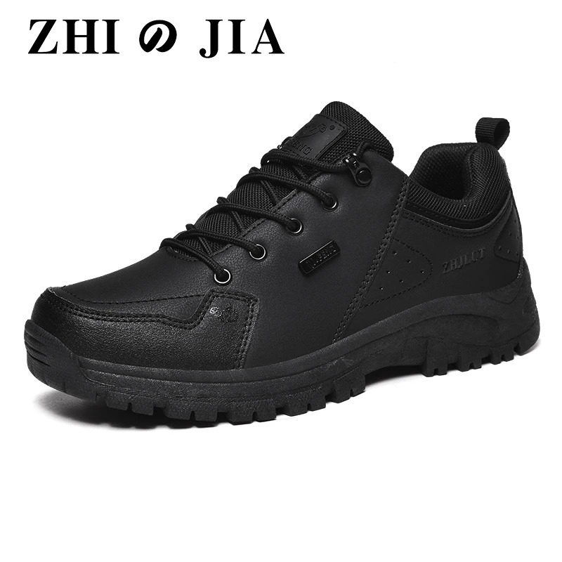 Fashion Black Shoes Men Women Outdoor Sports Shoes Wear Resisting Hiking Boots Casual Sneakers for Man Trekking Footwear 250228
