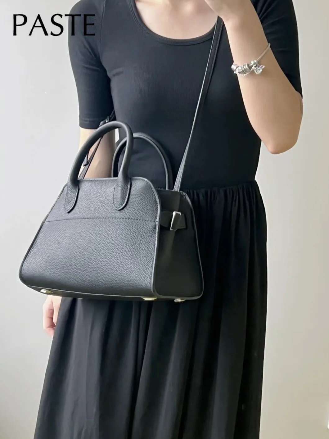 No Top Quality Same Designer Substitute Tote 2025 Genuine Cow Leather Shoulder Bag Beige Women Handbag