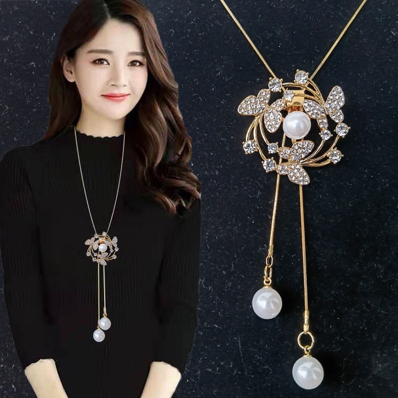 New Accessory Sweater Chain, Simple Versatile, High-end Necklace And Accessories
