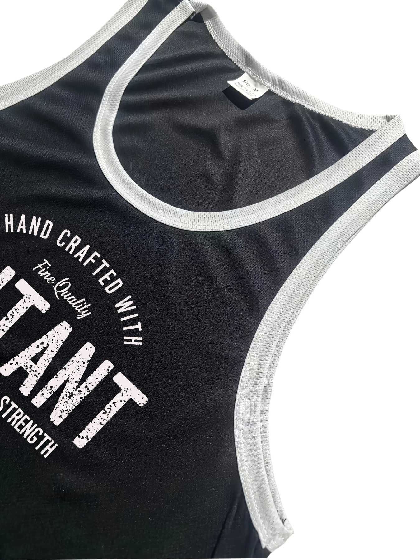 Summer New Fitness Sports Tank Top for Mens Quick Drying Breathable and Stretching Sleeveless T-shirt Fashion Mens SweetheartT250318