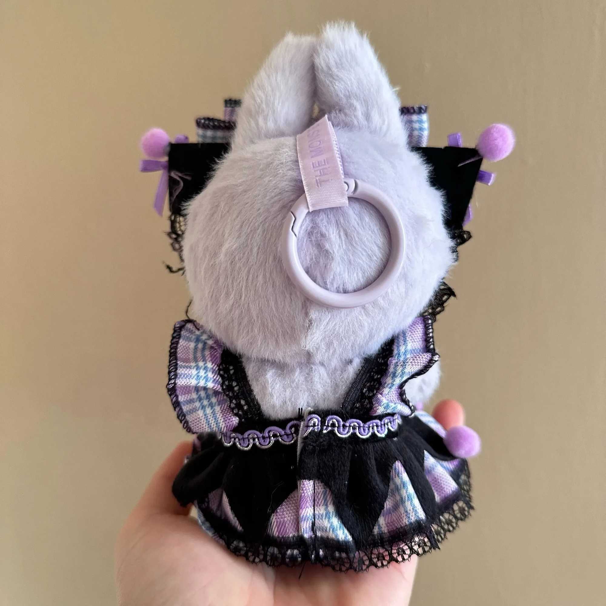For 17cm Labubu V2 V1 Cartoon Purple Dress Cute Doll Clothes Outfit Accessories Idol Doll Clothing for Kid Gift Labubu RopaT250306