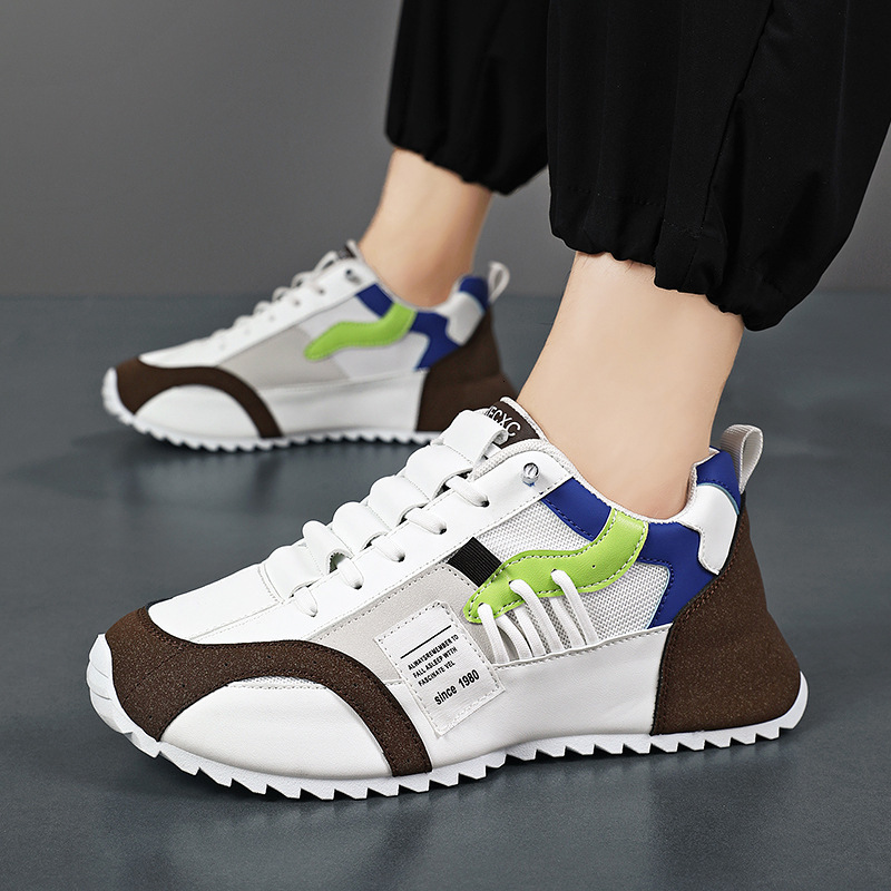 2025 Designer Shoes European Station Men's Shoes Autumn Breathable Cross border Large Sports and Leisure Shoes Bag Bottom Shoes Fashion Trend
