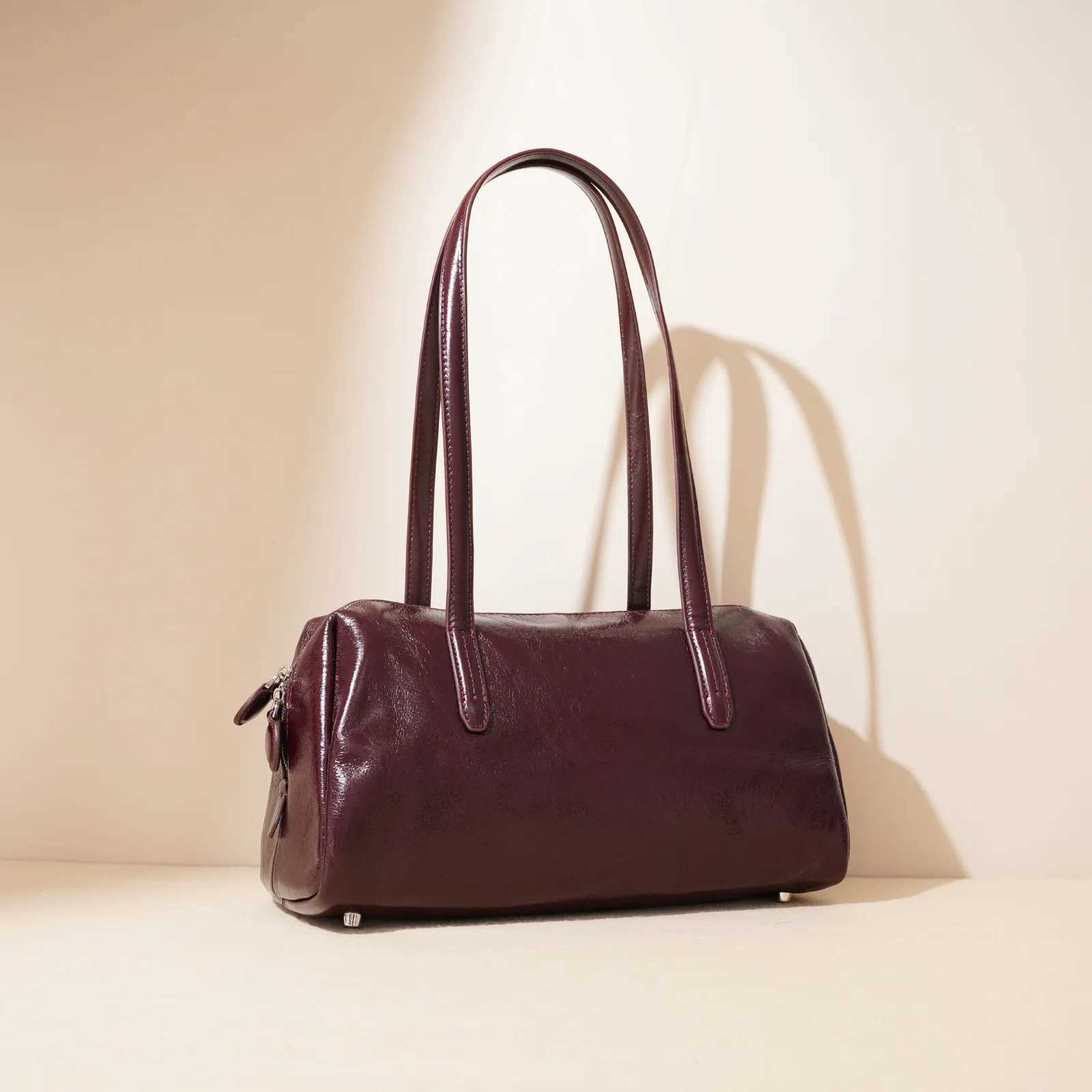 Top Quality Brand High Quality New Style Free Delivery Designer Bag 2024 New 100% Genuine Leather Womens Underarm Cowhide Boston Handbags Designer