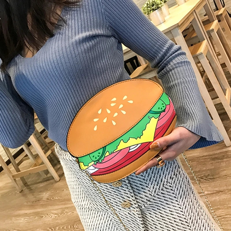 Women Fashion Small Crossbody Bags Autumn Winter Shoulder Bag Cute French Fries Shape Ladies Phone Pouch Purse 250306