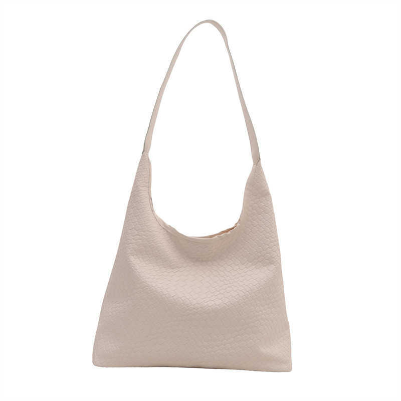 Leisure large capacity bag for women 2024 new trendy and versatile Western style shoulder bag super hot water bucket bag Y250306