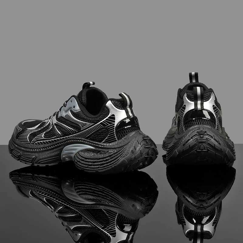 2025 Men Air Cushion Marathon Running Shoes Breathable Lightweight Sports Shoes for M Cfortable Training Climbing Sneakers Z250411