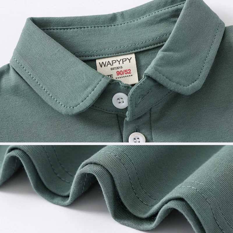 100Cotton Polo Shirt Kids Basic White Black Polos T Shirts Green Boy Girl Toddler 1 to 2 3 4 5 6 7 Years Summer Children ClothesT250306
