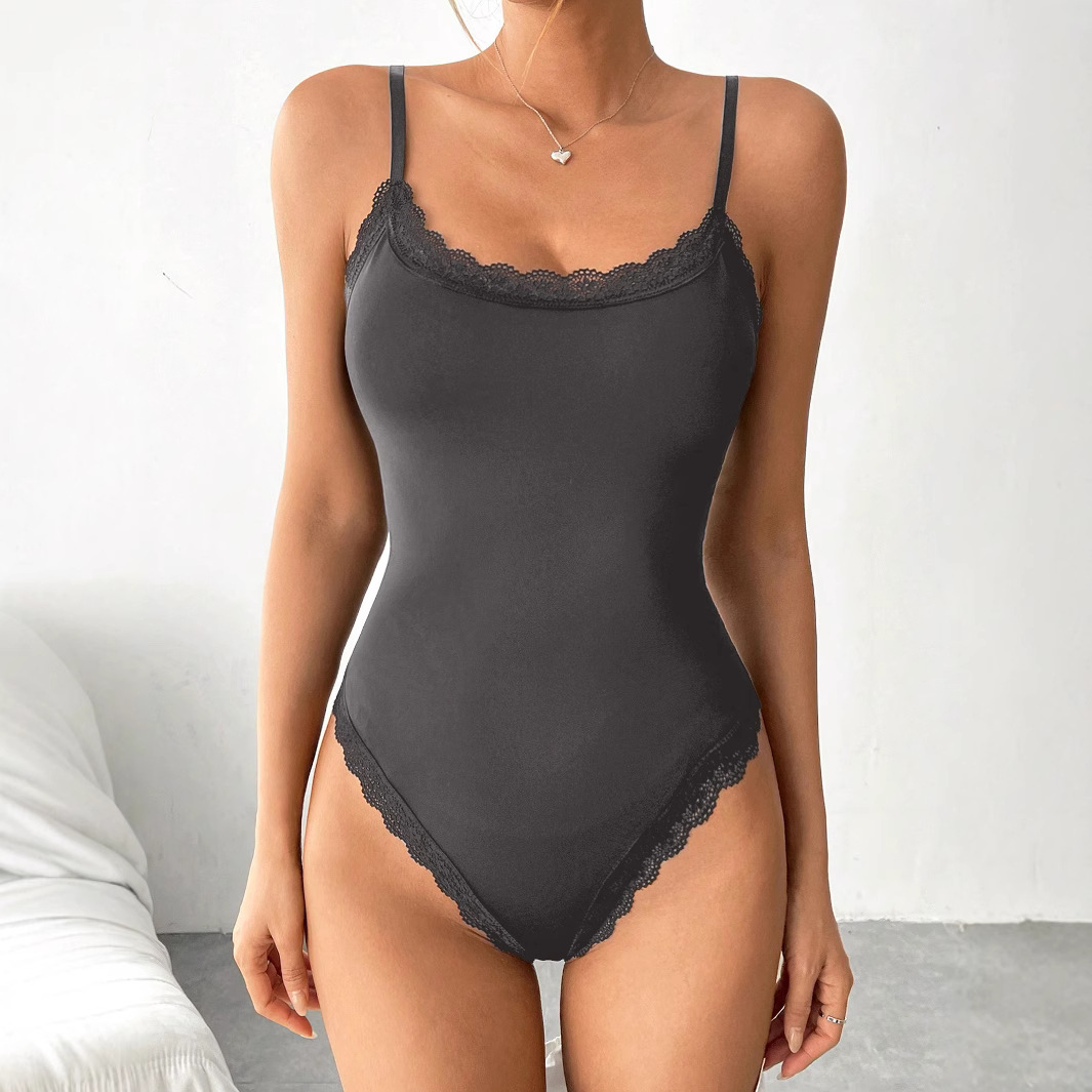 Women Modal lace Sexy Jumpsuits one piece rompers fashion summer underneath designer elastic tank tops jumpsuit for womens clothes