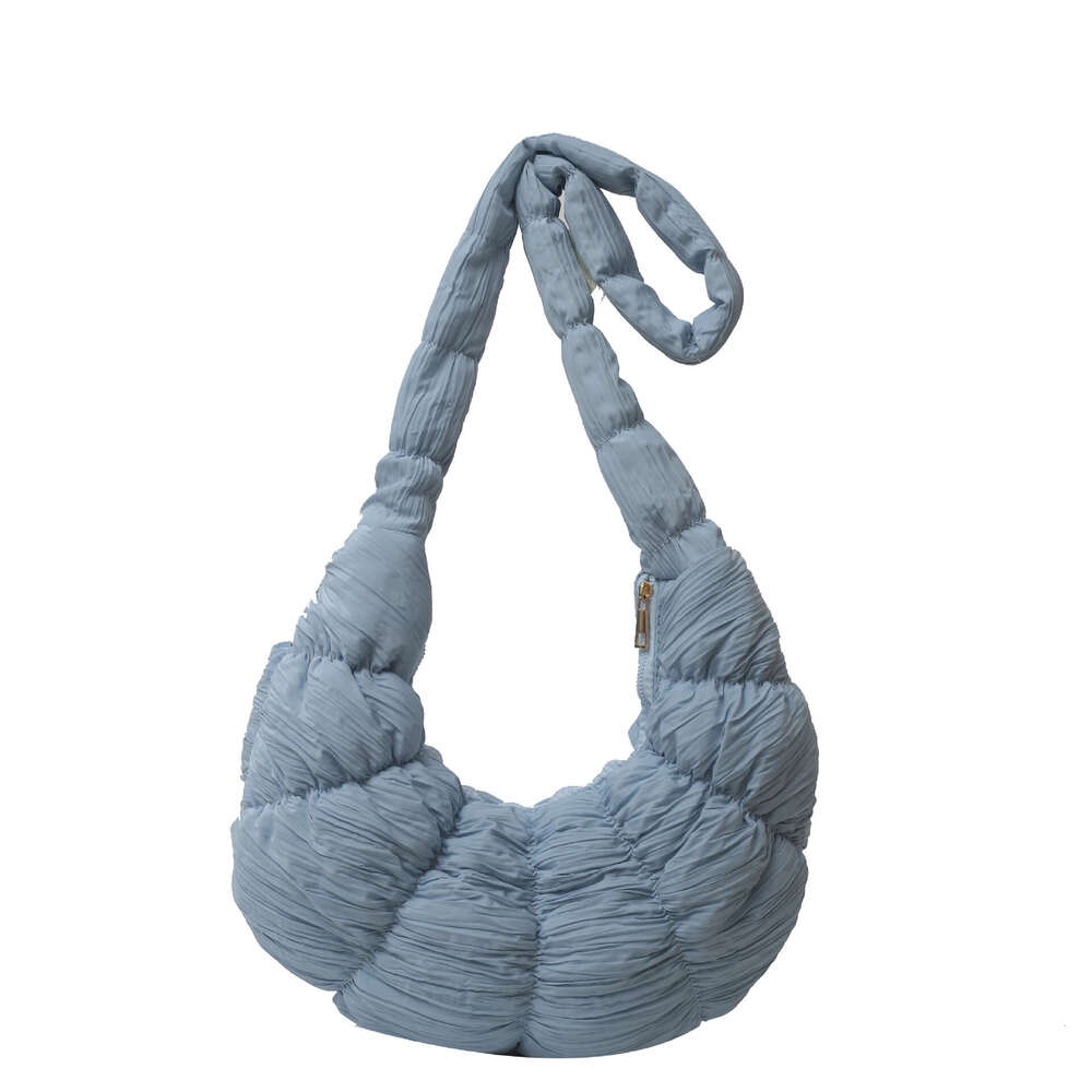 Korean New Song Cloud Wrinkled Single Shoulder Crossbody Sponge Lightweight Versatile Casual Fashion Dumpling Women's Bag
