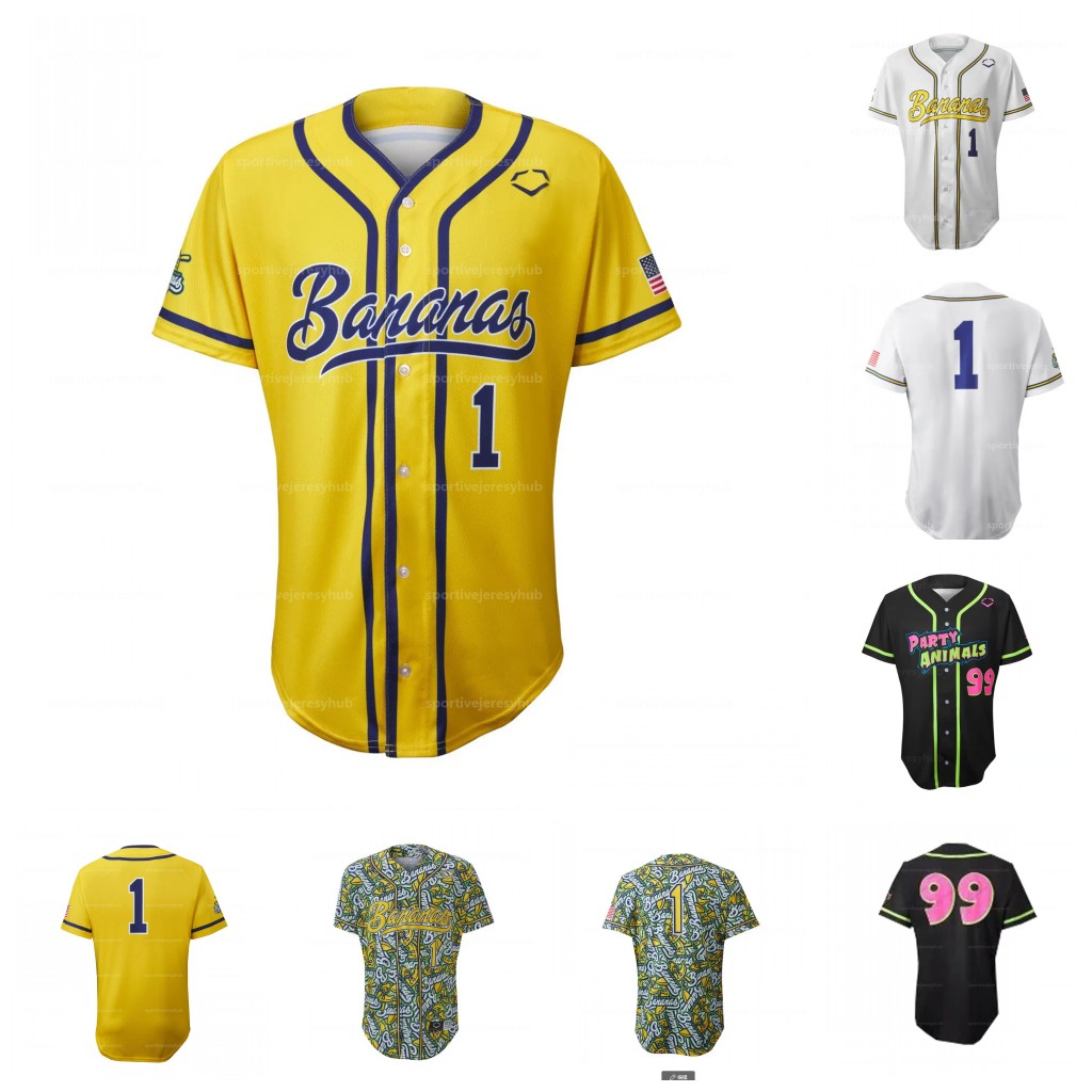 99 Bananas 1 Olson 8 Phillips 29 C 15 Baseball Jersey Customized Jerseys For Men Women Youth