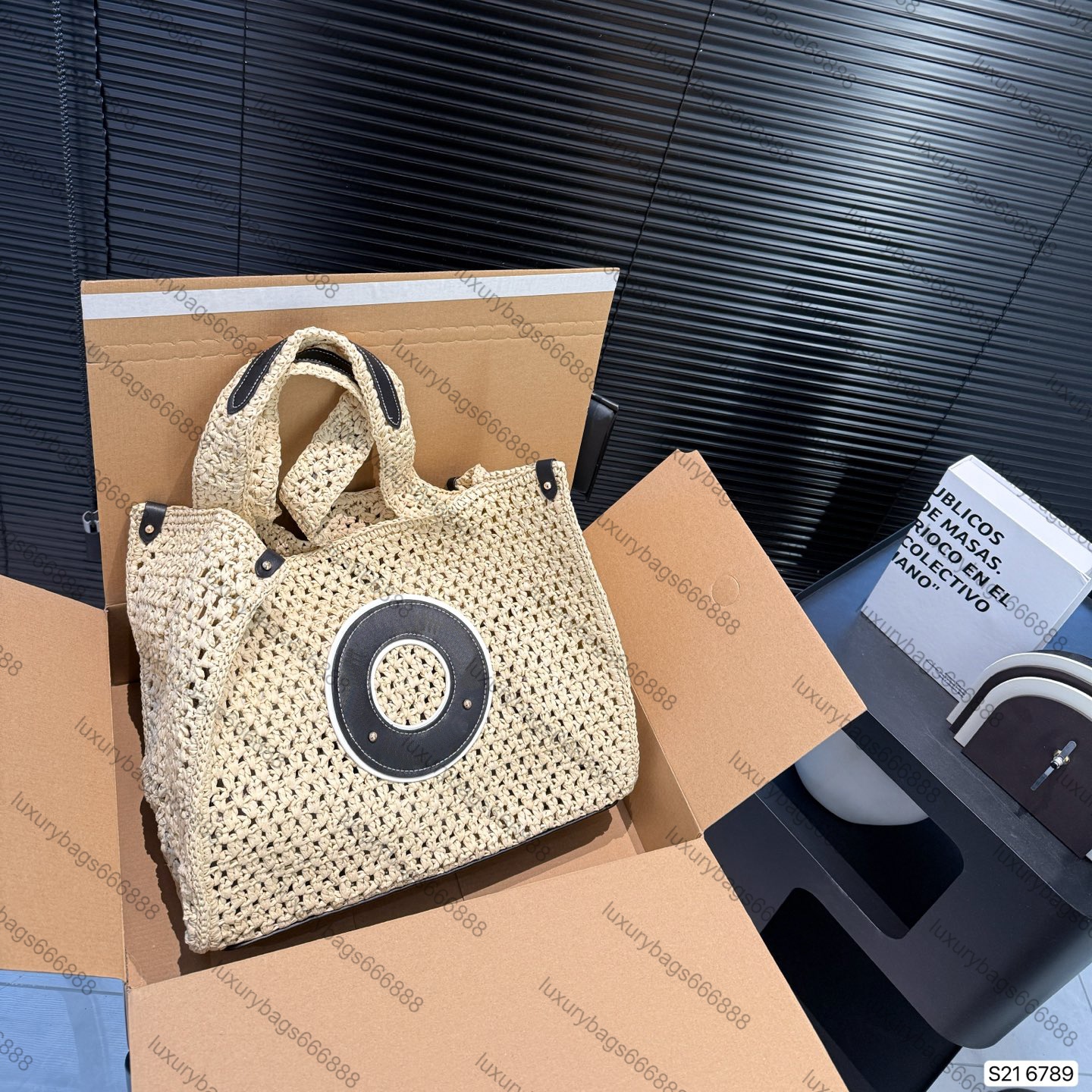 New Tote Bag Designer Bag Women Luxury Handbag Raffias Straw Beach Bag High Quality Large Capacity Totes Shopping Bag Weave Shoulder Bags Fashion Noe Bucket Purse