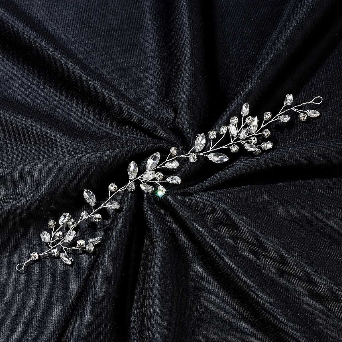 Handmade alloy rhinestone hair accessories bridal wedding hair accessories crystal hair accessories X250306