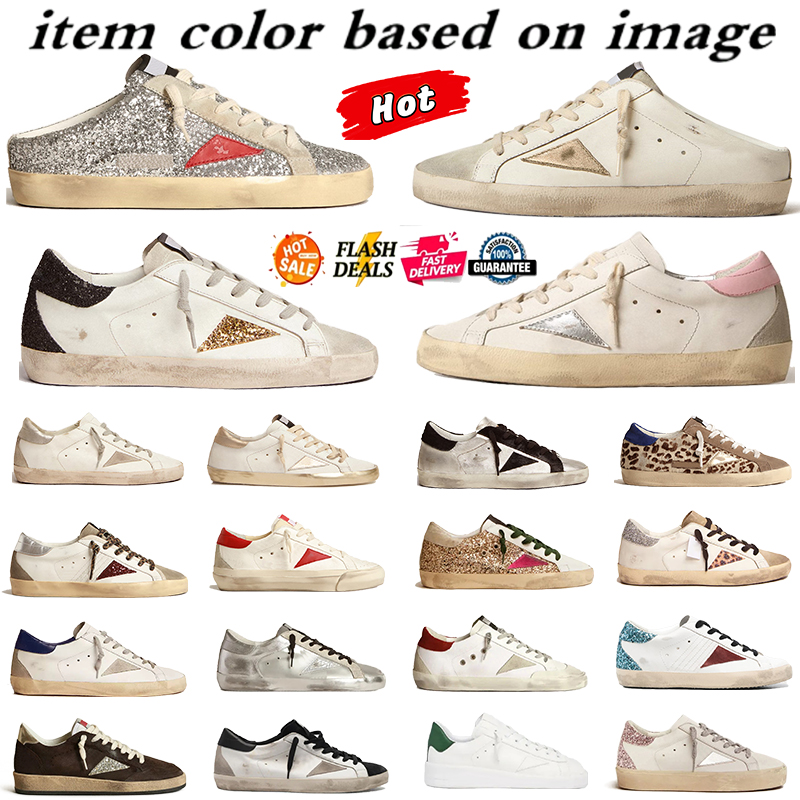 Top quality designer dirty shoes for mens star sneakers Italy platform trainers luxury slippers men womens fur loafers Classic goldensneakers old casual stars shoe