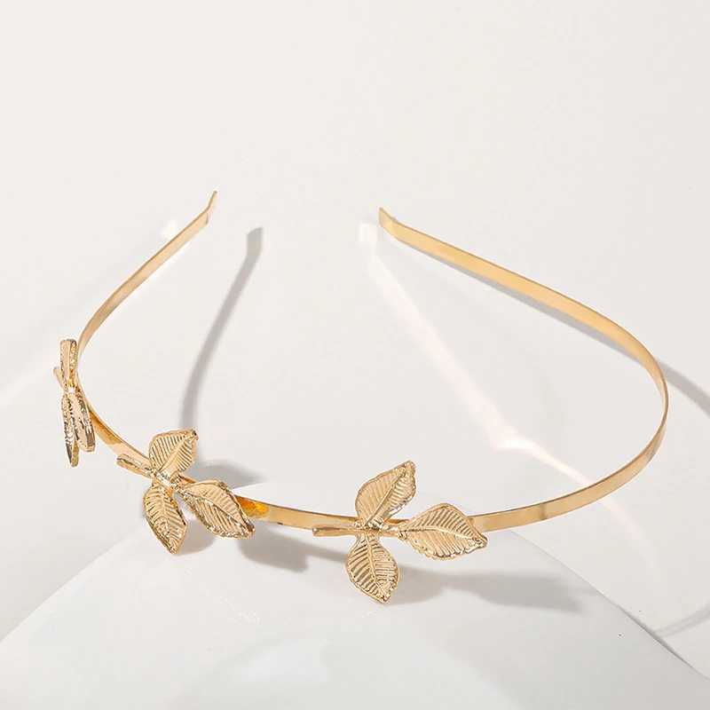 New Golden Leaf Crown Headpiece Goddess Greek Jewelry Bridal Wedding Hair Accessories X250306