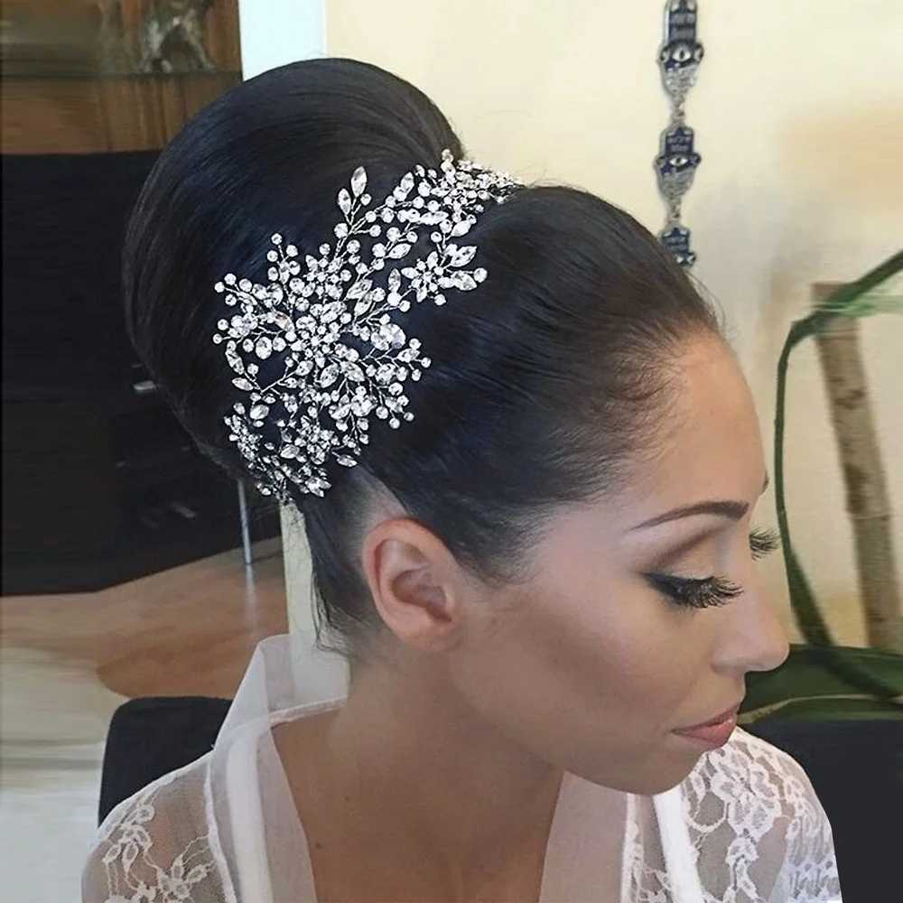 Luxury Fashion Bridal Band Dress Wedding Hair Accessories Rhinestone Hair Decoration Jewelry Hair Accessories X250306