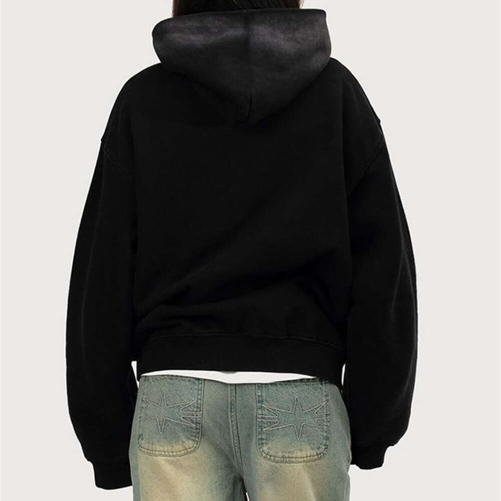 Sweatshirt print pattern long sleeved pullover hooded sweatshirt jacket trendy street y2k gift for man
