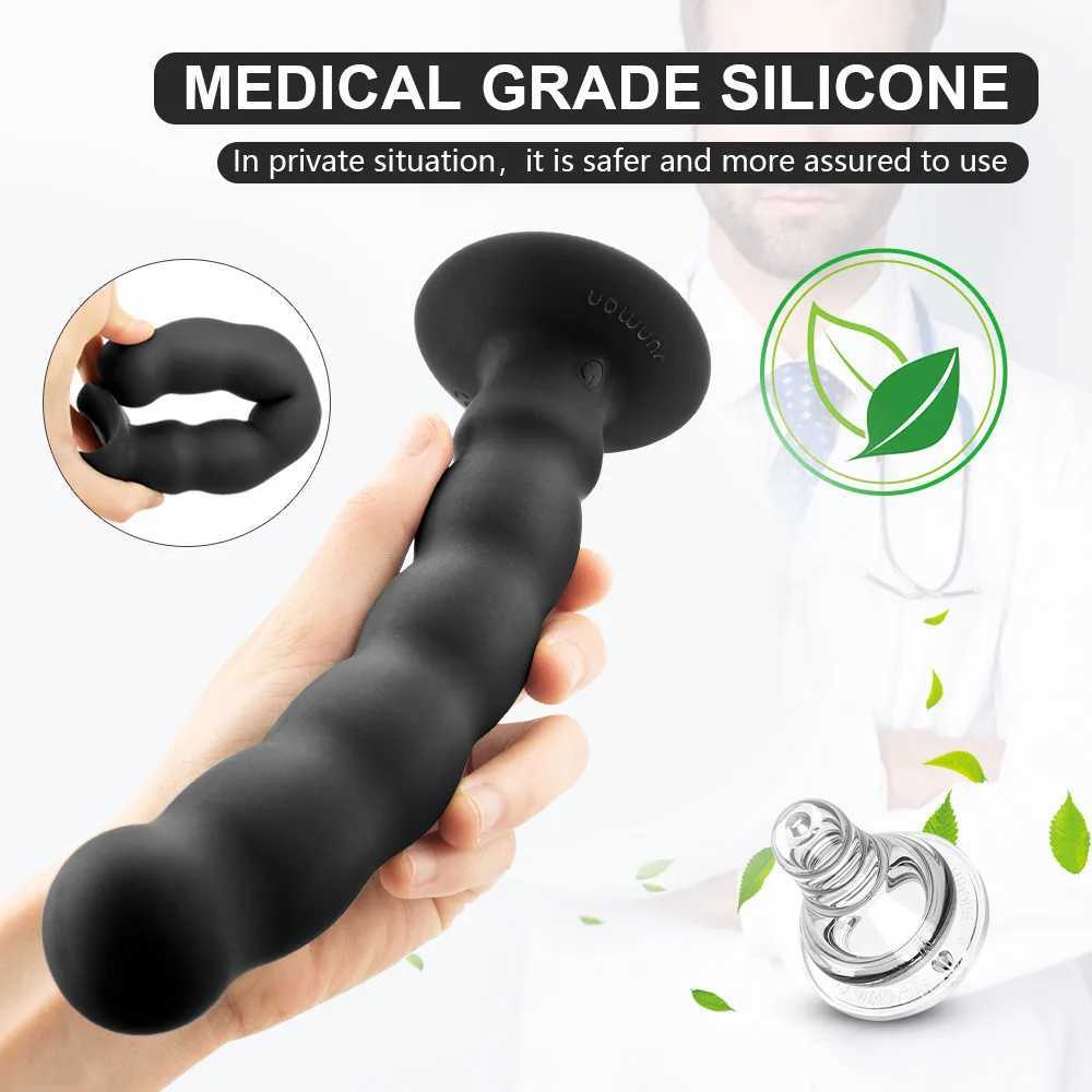Vibrator Wireless Prostate Massage Stimulator Vibrator Sex Toys Mens Butt Plug Sucker Song Womens Adult SDF Sex ShopXJ250306