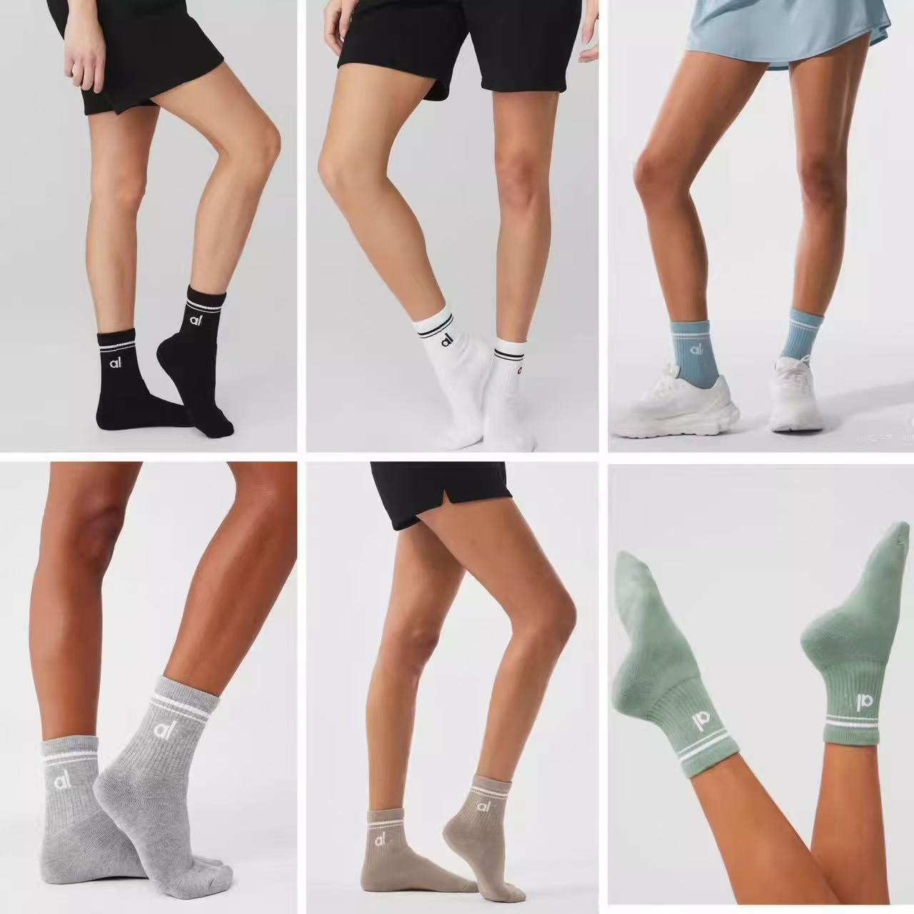 Yoga socks Throwback Sock Women Sport Sock Mens Sock Cotton Medium Tube Sock Four Seasons Comfy Classic Stretchy Socks