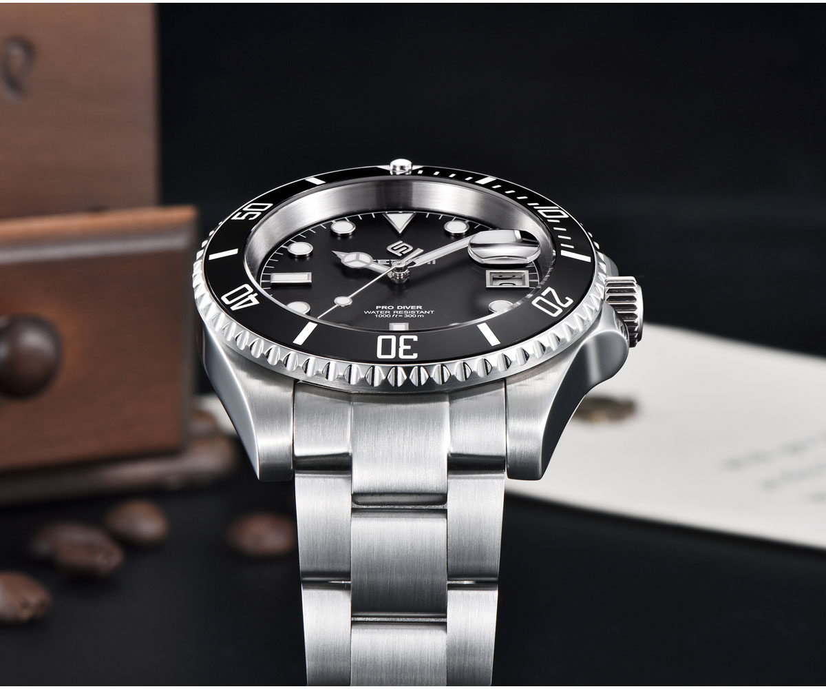 LIGE brand new men's business watch multifunctional waterproof watch, precision steel strip calendar mechanical watch